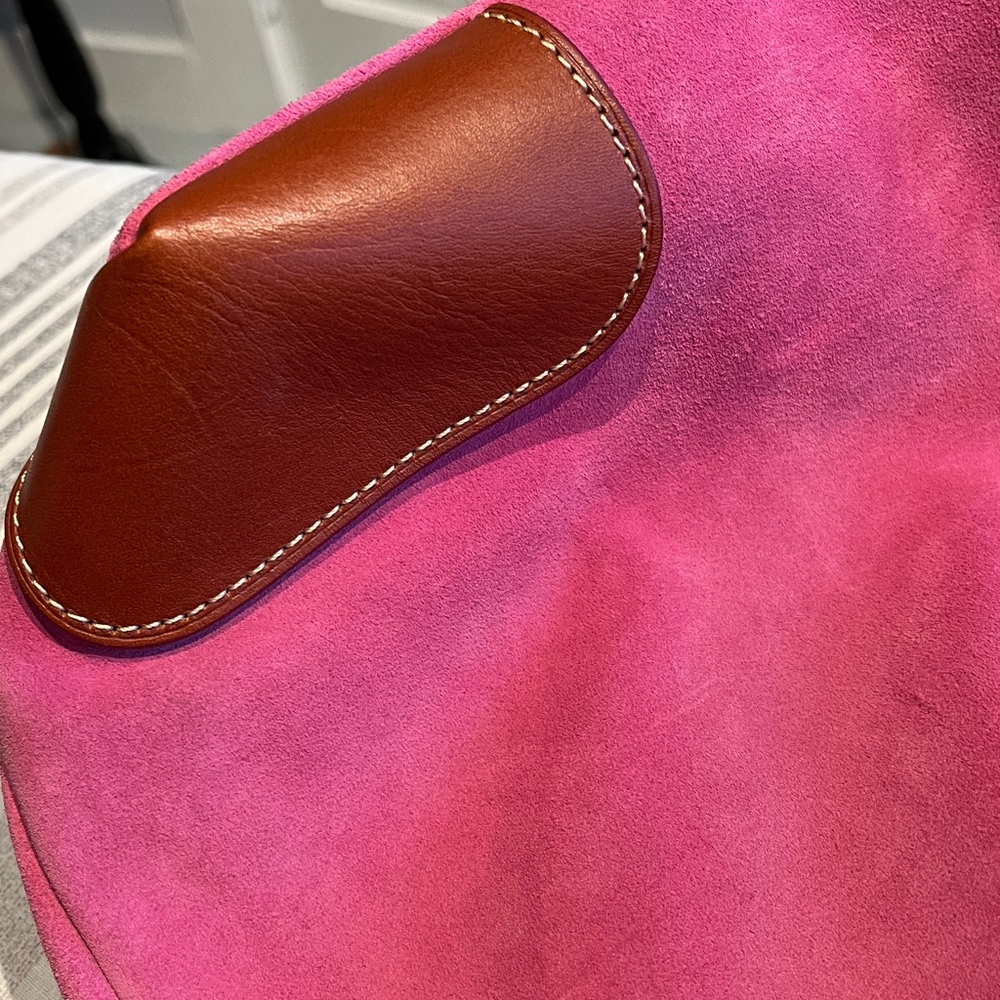 DOONEY & BOURKE PINK SUEDE PURSE - Picture 16 of 16